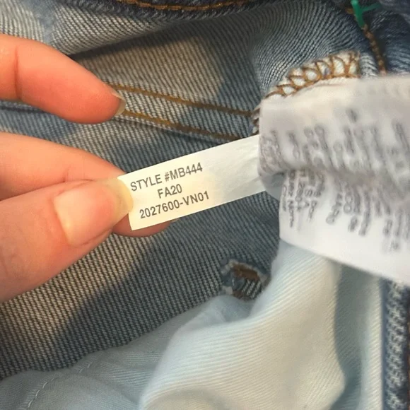 Madewell Slim Demi-Boot Jeans in Northaven Wash Raw Hem Size 33 - Picture 8 of 9